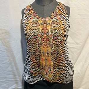 Sheer sleeveless top from Lane Bryant
